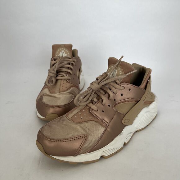 Nike Air Huarache Run Women's Size 8 Rose Gold Pink - Picture 1 of 10
